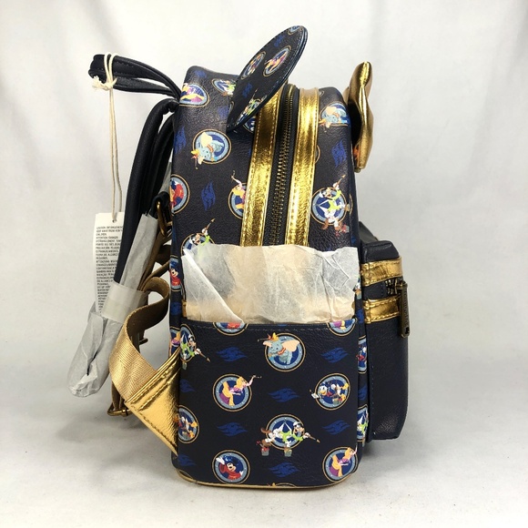 Loungefly Disney Cruise Line DCL Disney Fantasy Ship Dumbo Mini Backpack - NEW - Picture 2 of 4